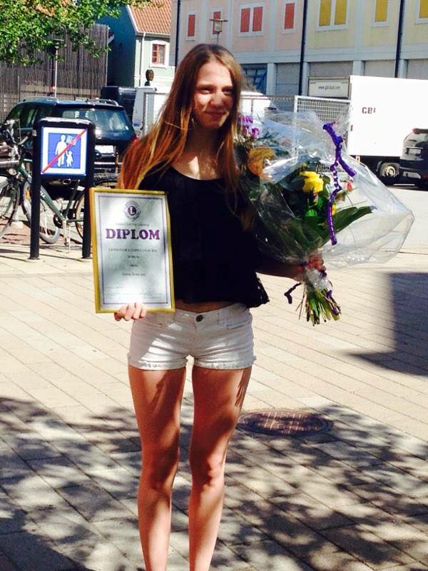 Emma Hennerfors fick Lions stora pris 2016 Grattis!