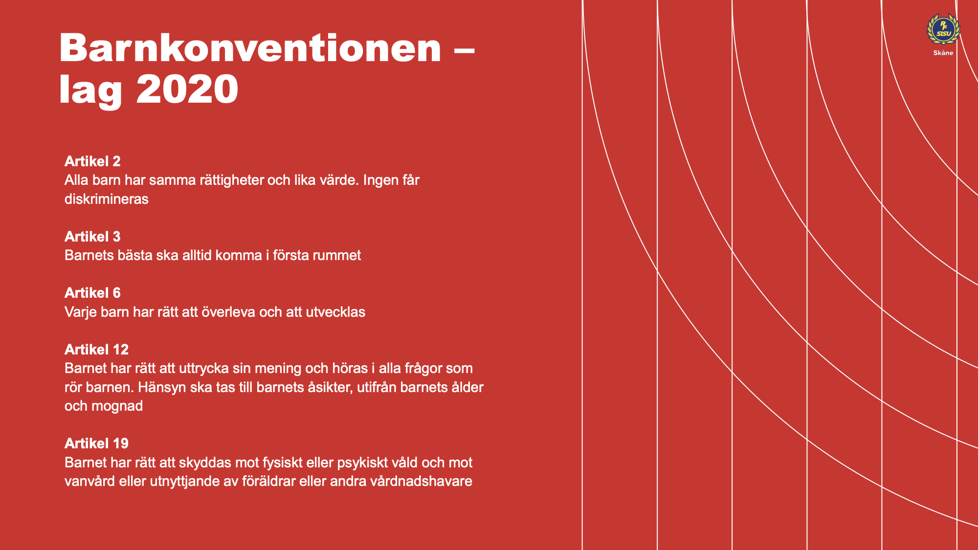 Barnkonventionen lag 2020