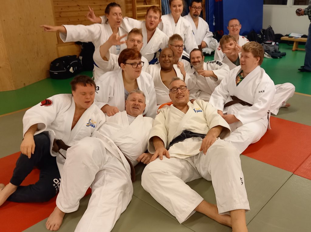 A-judo gruppen som var på plats i Stockholm 2022